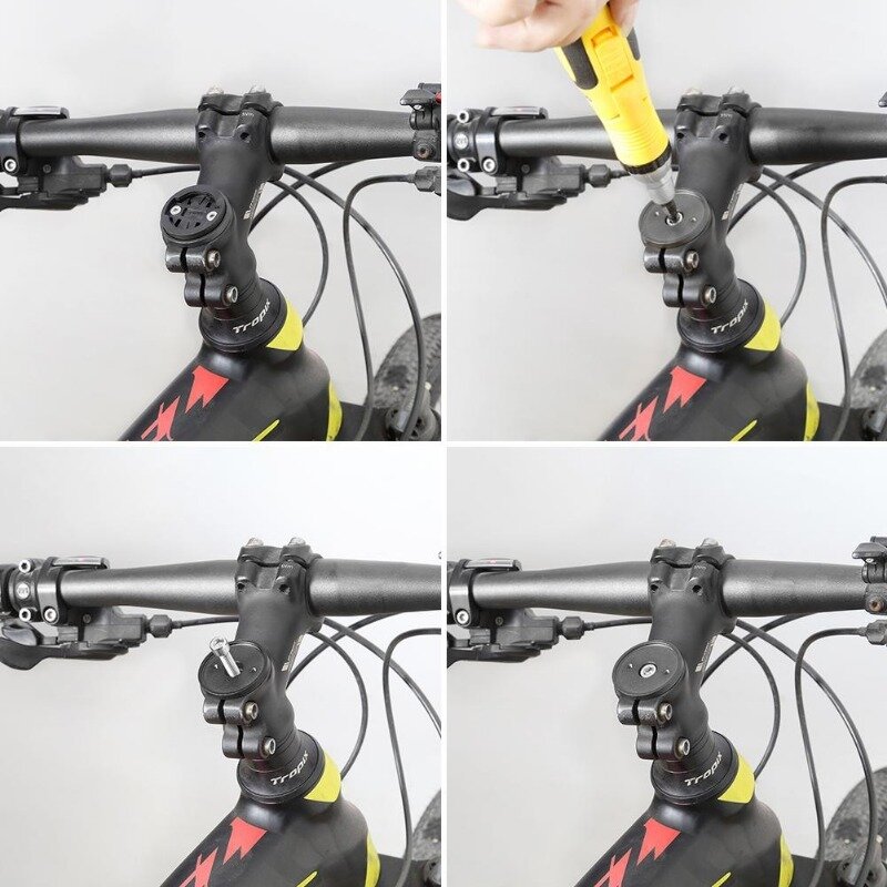 Fahrrad Computer halter Stoppuhr GPS Tachometer Halterung Vorbau obere Kappe geeignet für Garmin Kante und Bryton Cateye Fahrrad teile