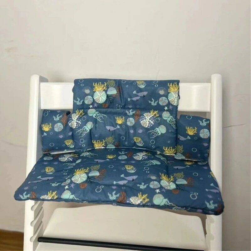 Wodoodporna krzesełko dla dziecka poduszka na siedzenie miękkie antypoślizgowe dziecko kolacja wysoki poduszka na krzesło materac dla Stokke Trip pułapka wysokie krzesełko