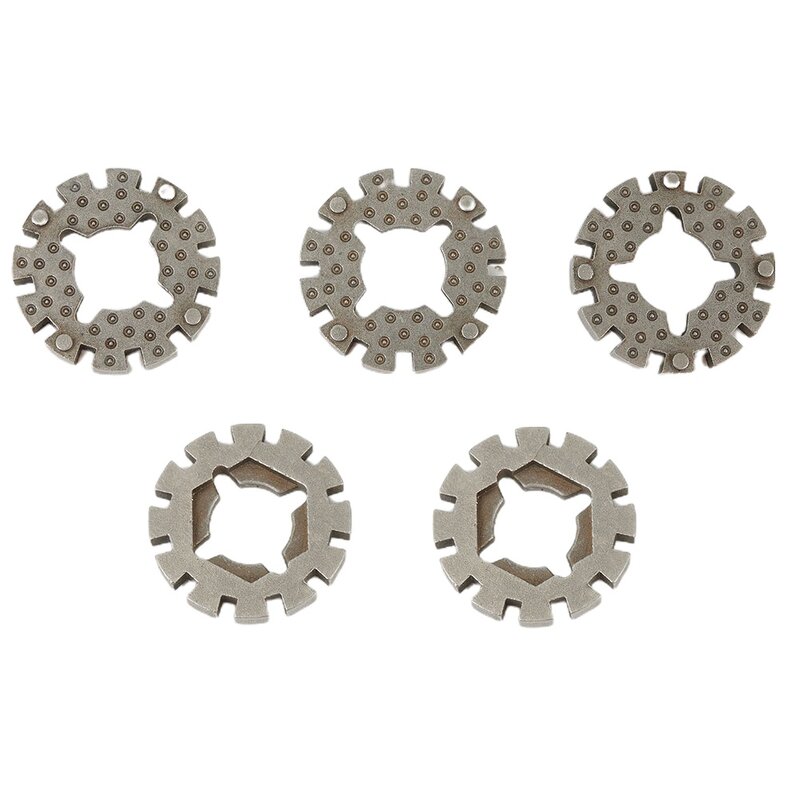5pcs Steel Oscillating Saw Blades Adapters Multi Power Tools Accessories Universal Shank Adapter Woodworking Supplies