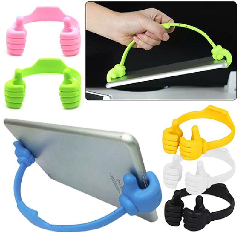 Funny Creative 5'' 11'' Universal Phone Holder Tablet PC Desk Stand Lazy Bracket for iPhone