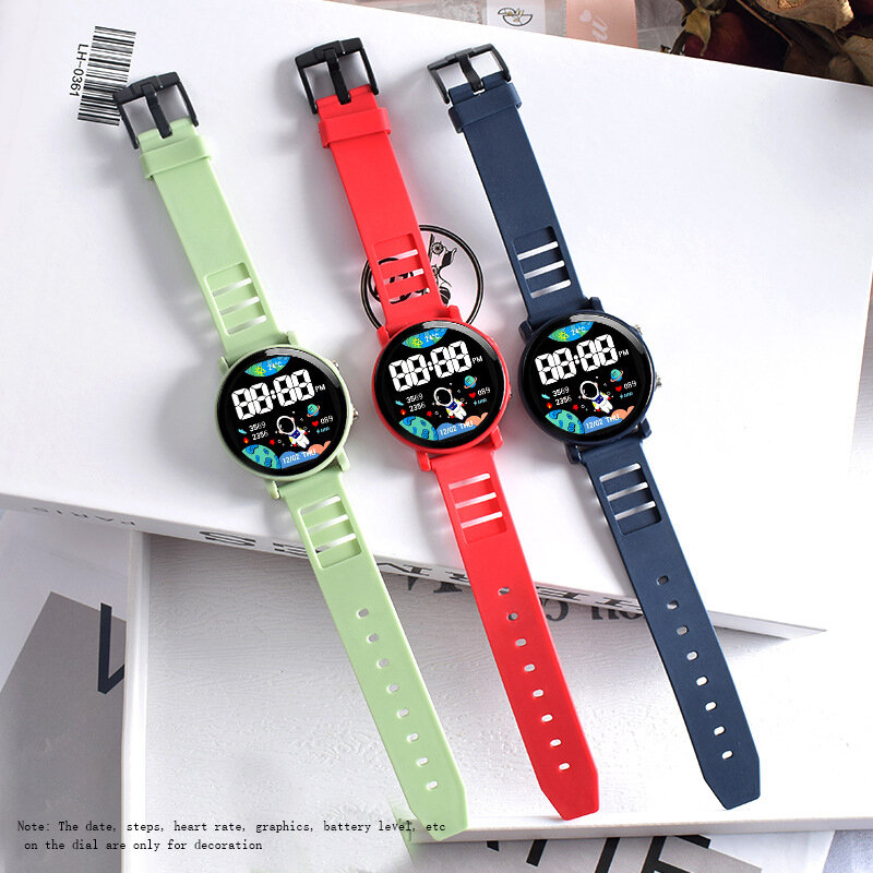 LED Display Digital Kids Watches Sport Boys Girls  Luminous Waterproof Children’s Electronic Wristwatch Students Clock Watches