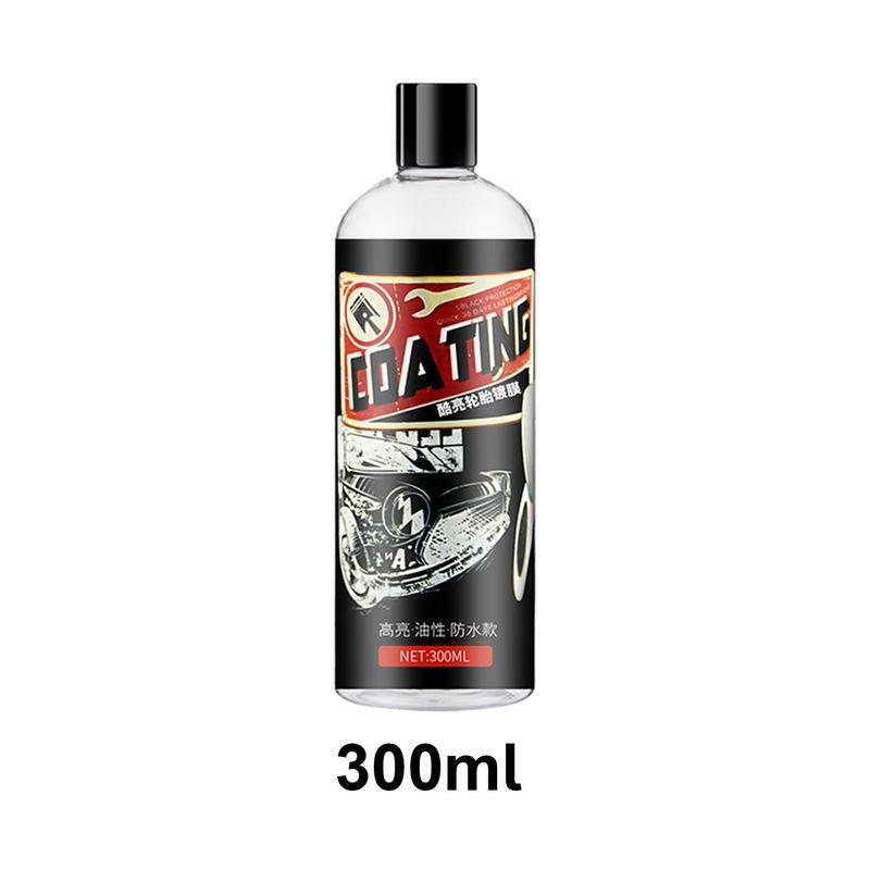 300ml Tire Shine Coatings Long Lasting High Gloss Easy Application Non Greasy Car Auto Tire Refurbishing Agent Cleaner Coating