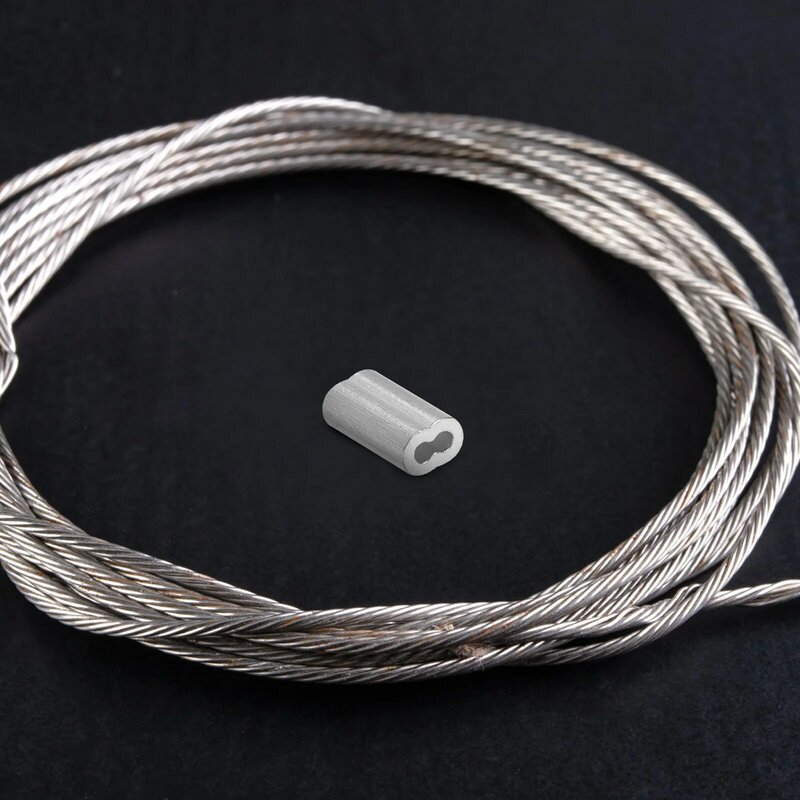 Wire Rope Sleeves Aluminum Crimping Loop Sleeves Wire Rope Crimping Tools Crimps Ferrules Wire Rope Crimping Tool Wire Rope Wire