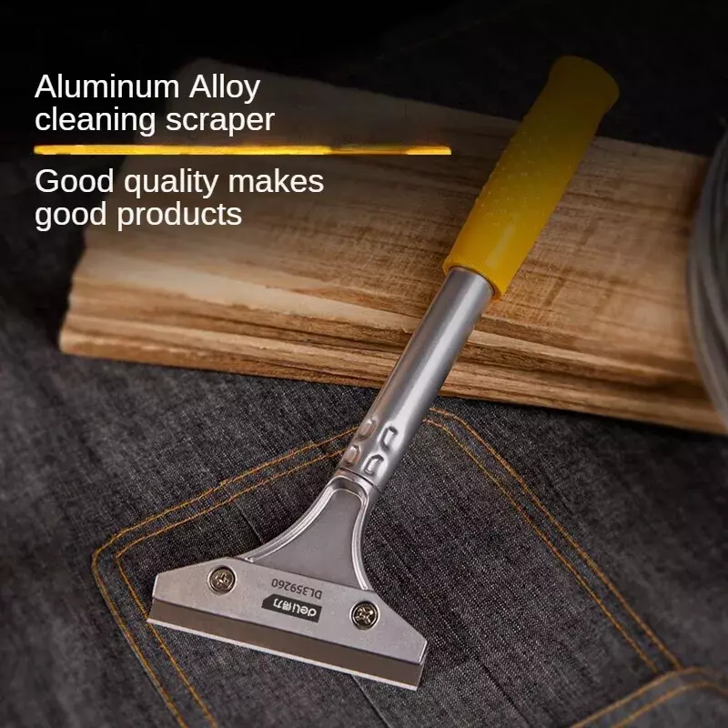 Deli baru kualitas baik Stainless Steel Wallpaper cat ubin lantai pengikis 600 mm Remover dengan pisau alat pembersih rumah tangga