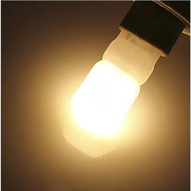 Mini lâmpada LED G9 lâmpada Spotlight, luz do candelabro AC220V, branco quente e frio, 2835SMD, 14LEDs, decoração de casa, 10pcs por lote