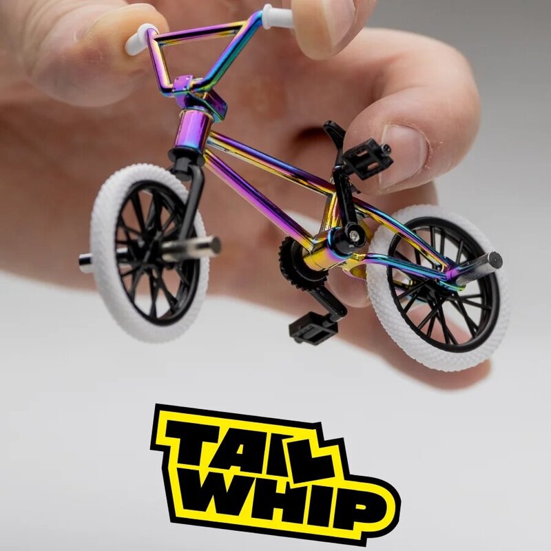 Tailwhip Professionele Vinger Bmx Tech Deck Multicolor Olie Mini Metalen Fiets Vaardigheid Speelgoed Vinger Speelgoed Cadeau Voor Vriendje