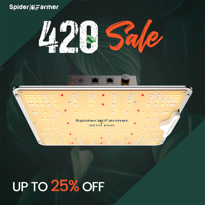 Spider Farmer SF1000EVO Samsung LM301H EVO LED Grow Light Dimmable Driver Grow to Get Veg Flower Plants Indoor Hydroponics