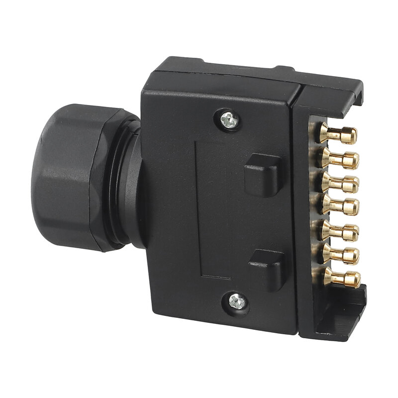 Australian Standard Connector Flat Plug Male 2.95*2.44*0.75\" 75*62*19mm Adapter Plastic Flat Male Trailer Plug