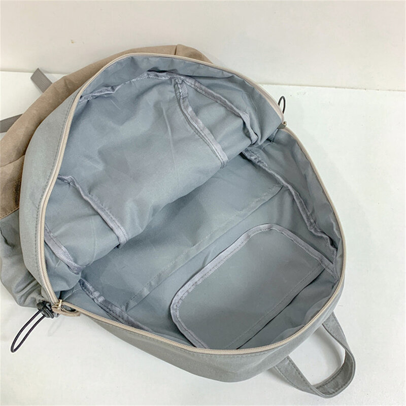 Solid Color Women Bag Fashion High Quality Nylon Ladies Backpack Large Capacity New Student Backpack Ladies Travel Bags Bolsos