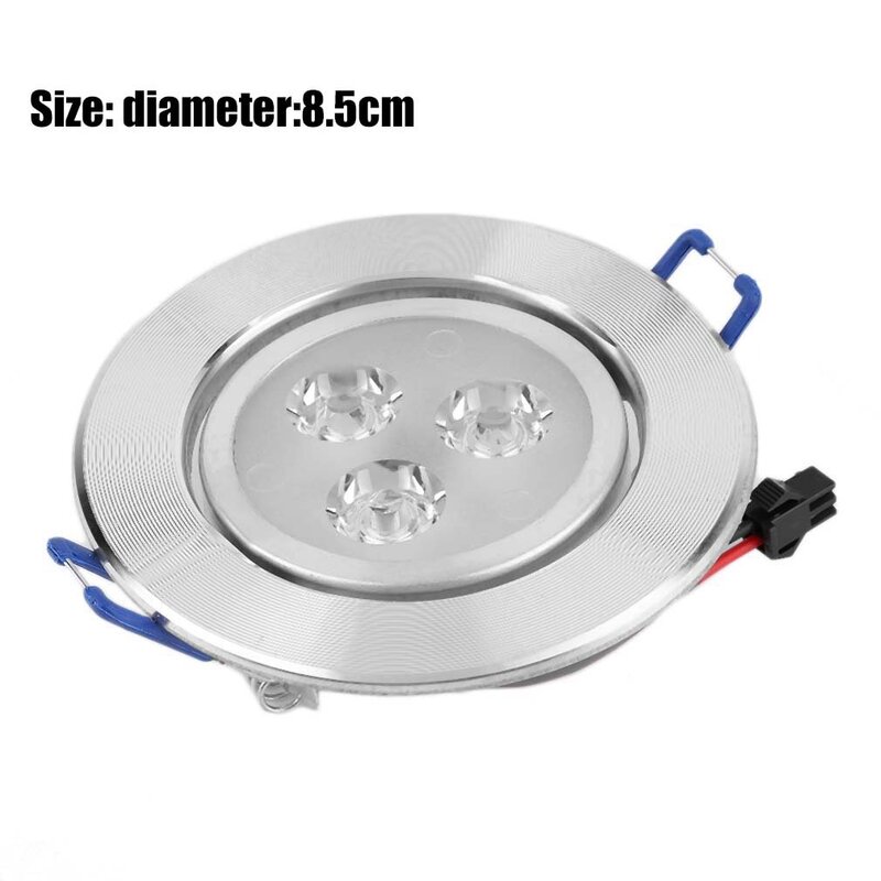 LED Downlight 220V Spot  3W Recessed in LED Ceiling Downlight Light Cold Warm white Lamp Anti-rust And Anti- Corrosion