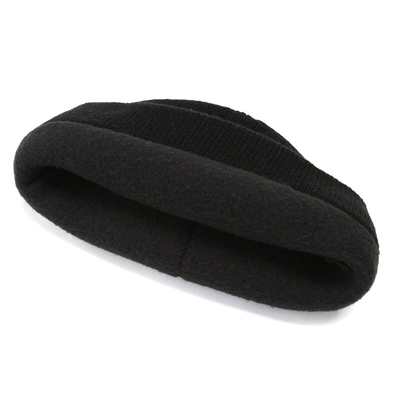 Zima Plus aksamitne ciepłe czapka typu Beanie, męska czapka z dzianiny i zestaw rękawiczek męskie miękka czapka na co dzień
