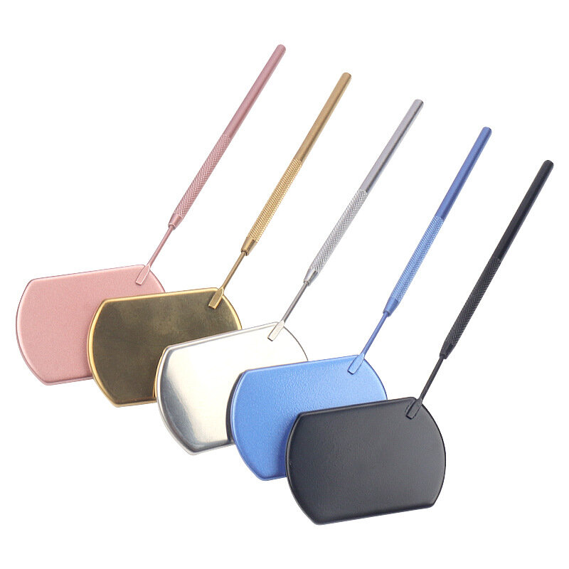 Grafting Eyelash Extensions Checking Mirror Specialized Cosmetic Mirror Stainless Steel Hand Held Makeup Aids Tools