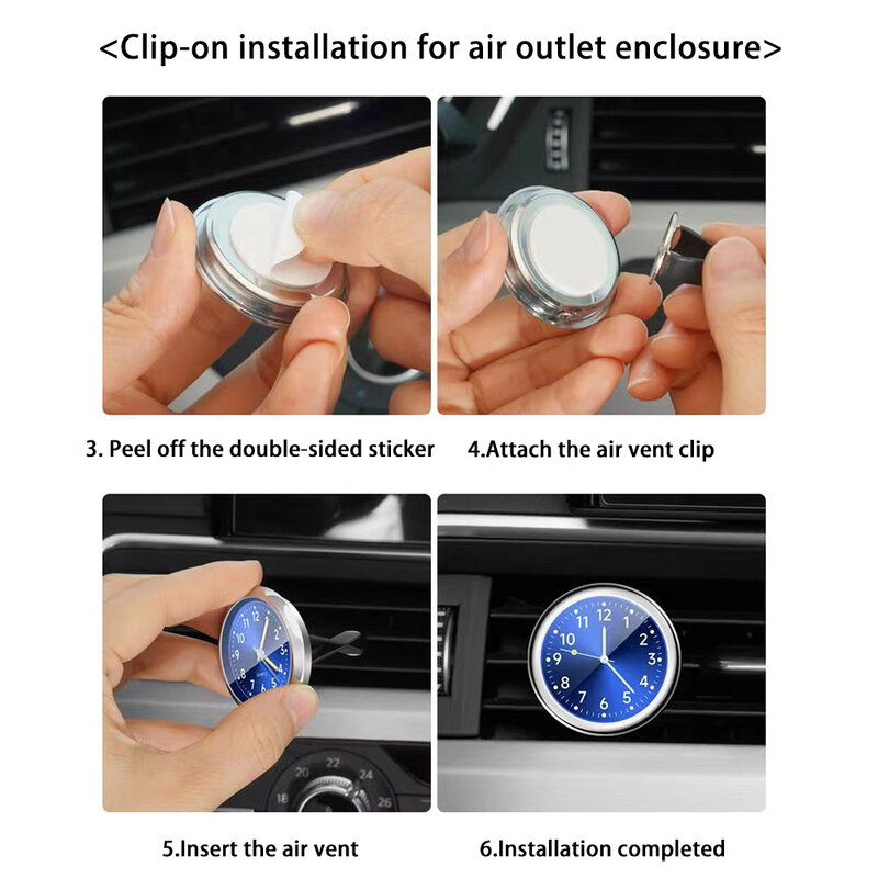 Đồng hồ quartz cho ô tô Đồng hồ mini đồng hồ điện tử mini đồng hồ xe máy xe đạp chống nước đồng hồ ô tô đồng hồ bảng điều khiển trong ô tô