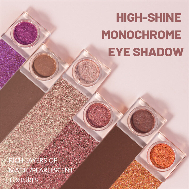 Monocromatico Highlight Eyeshadow Makeup Pallete Matte Cofee Eye Shadow Palette Shimmer Shine Greeen Eyeshadow Eye Pigments