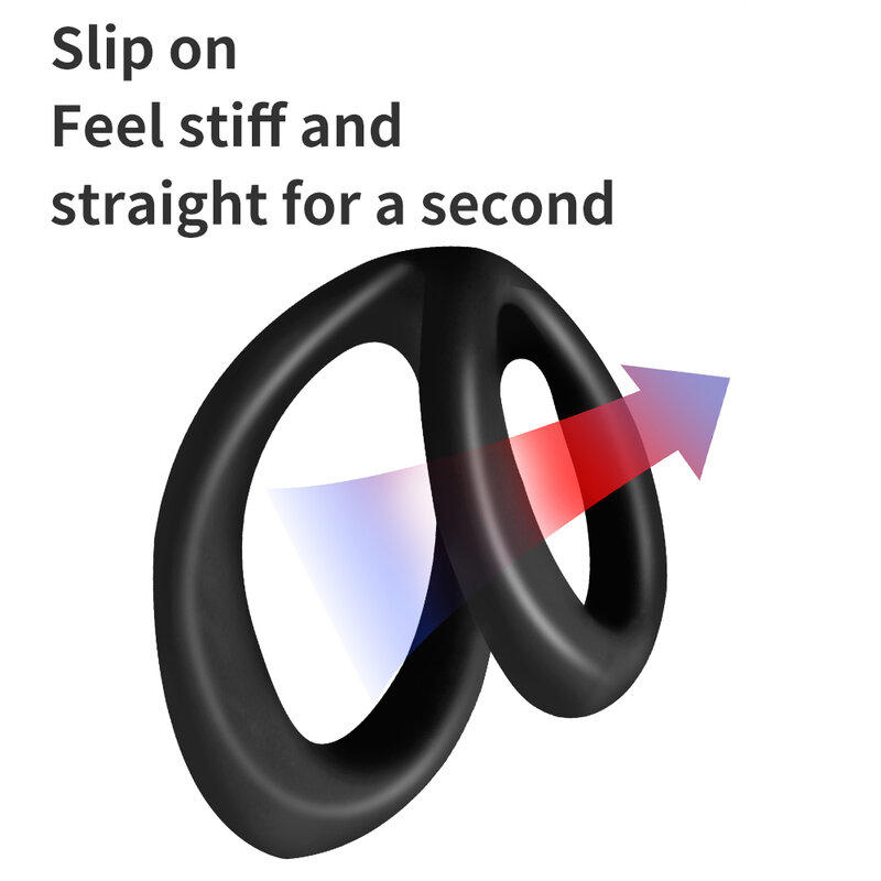 Anello di blocco dello sperma in Silicone anello del pene maschile riutilizzabile eiaculazione ritardata anello di bloccaggio dello scroto duraturo giocattoli del sesso per uomini prodotti per adulti