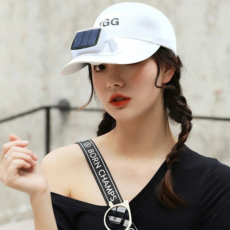 Мужская и женская кепка с солнечной батареей и зарядкой от USB, бейсбольная кепка с вентилятором охлаждения, Солнцезащитная Повседневная Уличная Кепка