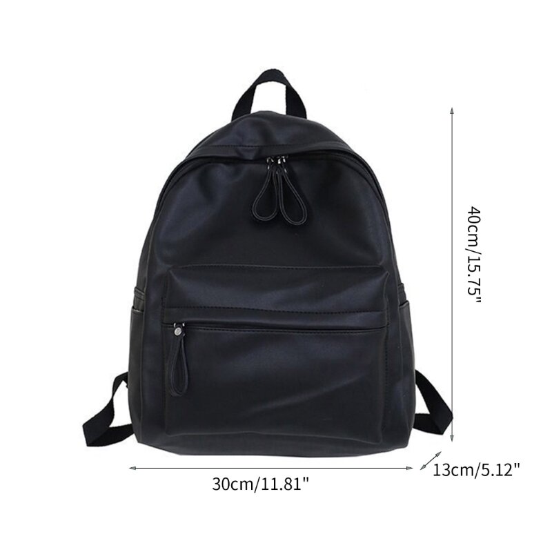 2023 nowych moda PU skórzany plecak szkolny plecak na laptopa tornister dla studentów nastolatków chłopcy dziewczęta Travel
