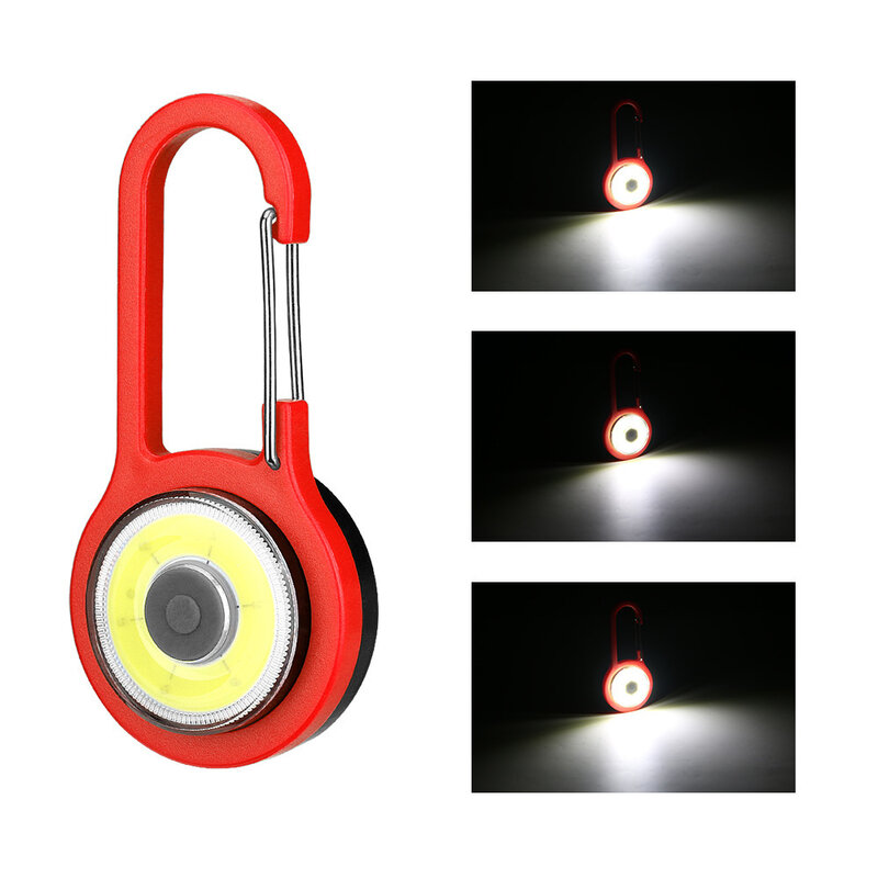 Electric Buckle Lamp Keychain Lamp Fishing Bag At Night Led Keychain Outdoor Camping Mini Portable Schoolbag 3 Light Modes