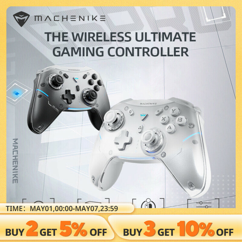 Gamepad bezprzewodowy kontroler gier Machenike G5 Pro Elite Hall Trigger Joystick Mecha-dotykowe przyciski przełącznika Android IOS