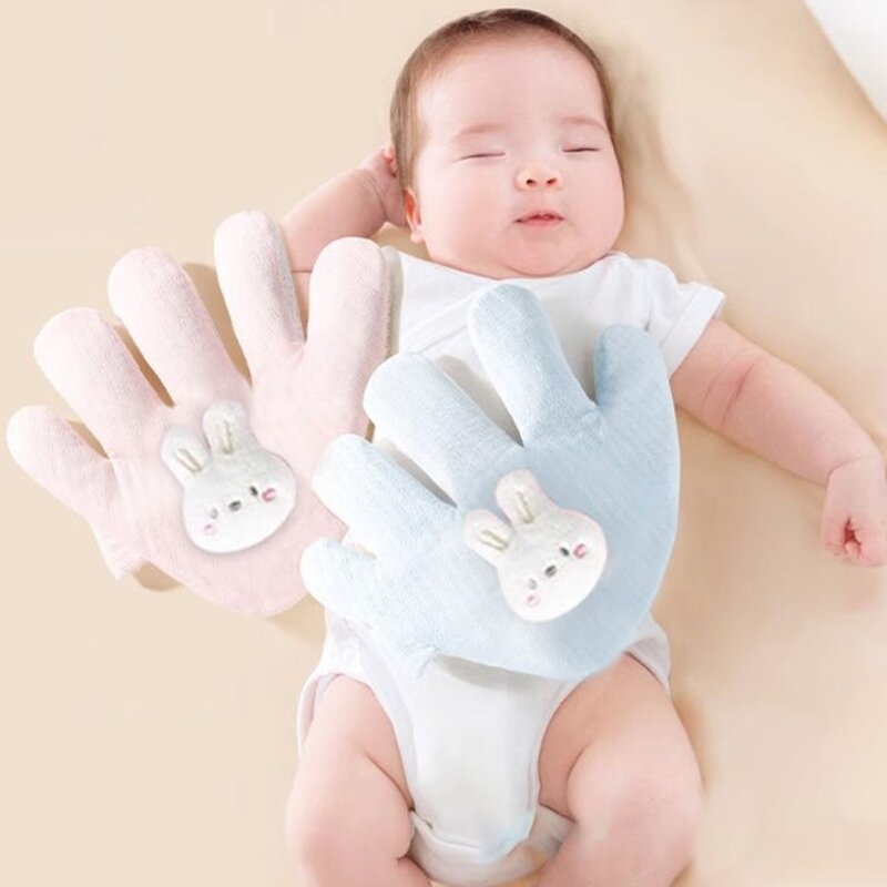 24x23cm recém-nascido anti-assusto conforto palma bebê prevenção sobressalto acalma palma