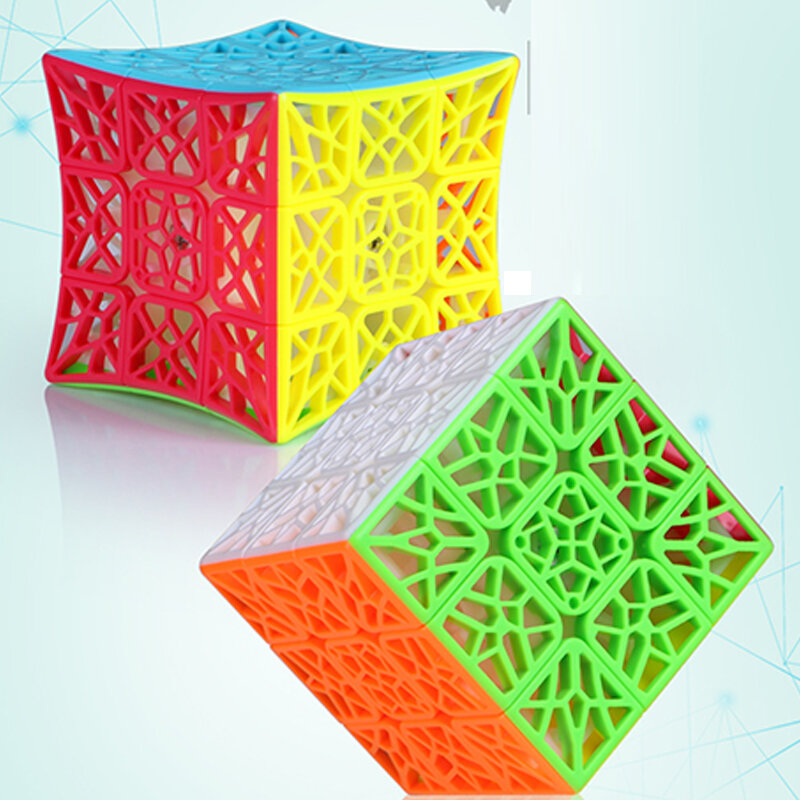 Cubo mágico hueco para niños, cubo cóncavo de 3x3x3, sin pegatinas, juguetes magnéticos, envío gratis