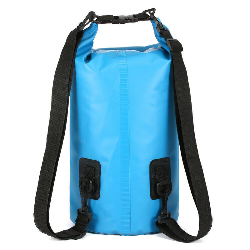 Dispositivo di sigillatura della borsa in PVC impermeabile da 15 litri con custodia per telefono zaino da nuoto Trekking Dry Bag Roll Top Dry Sack per la pesca in barca