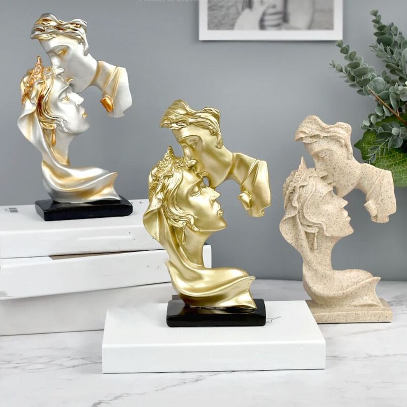 Dekorasi antiselip dasar dekorasi pernikahan ruang tamu dalam ruangan patung tokoh Resin kerajinan Model atas meja ornamen