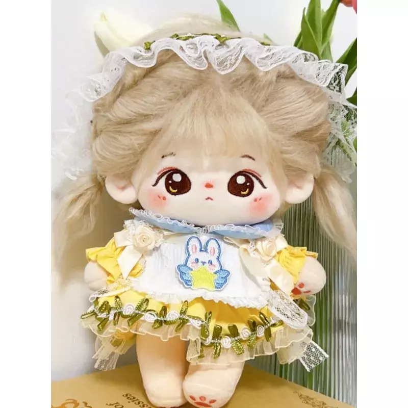 Delantal de falda de Alicia Dream, ropa de bebé, diadema de algodón, vestido de muñeca, sin atributos, 20cm