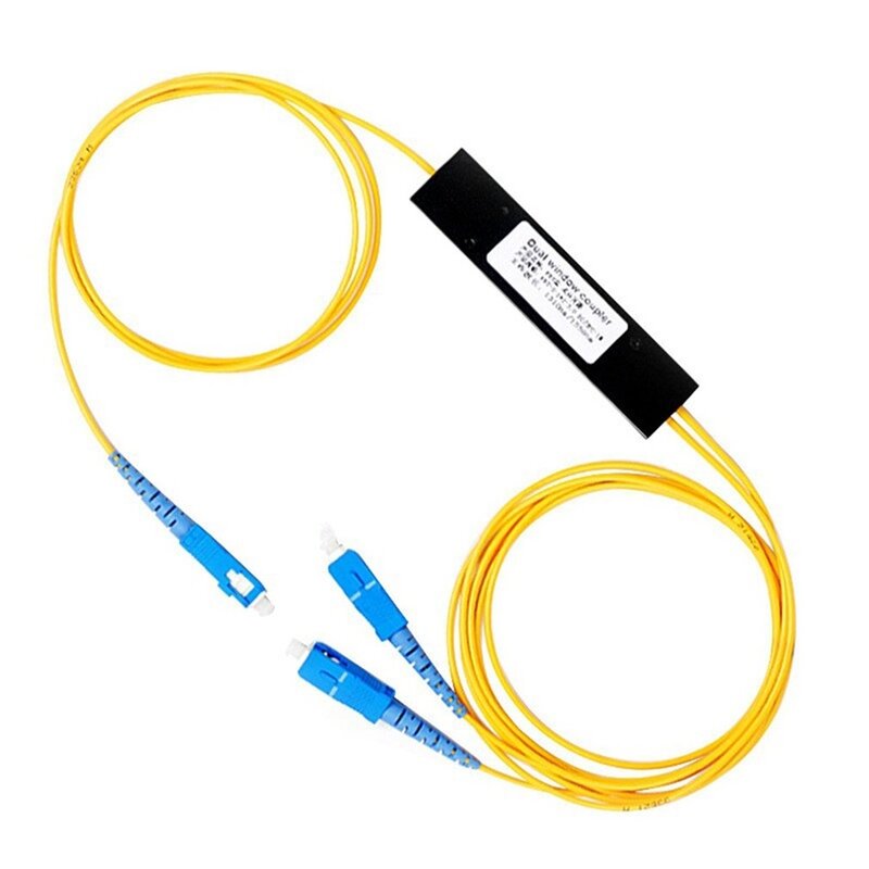 1 x2 PLC Box Upc fibra ottica Splitter cavi interni per Computer con connettore SC/UPC fibra Pigtail 1x2 PLC Upc Splitter