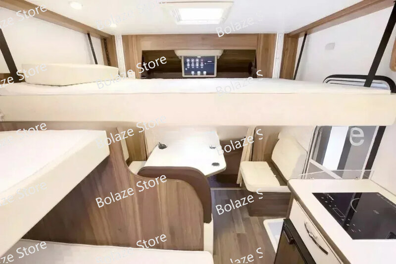 RV Caravan Electric Lift Bed Adjustable Intelligence Bed Motorhome Aluminum Profile Lifting Bed