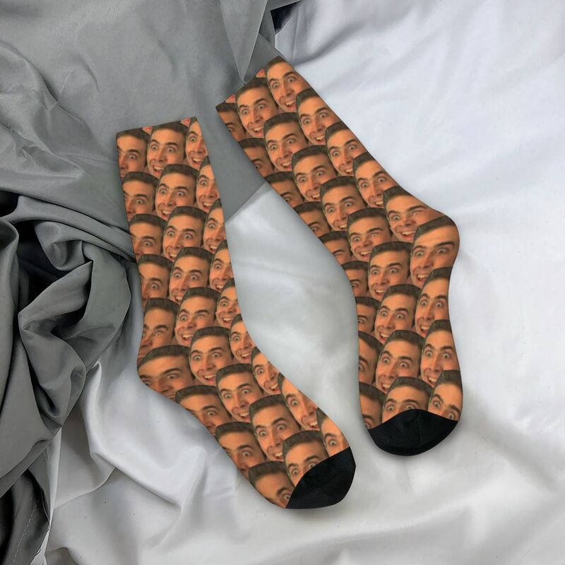 Meme Nicholas Cage Hilarious Cage Pattern Socks Men's Women's Casual Socks Harajuku Spring Summer Autumn Winter Socks Gift