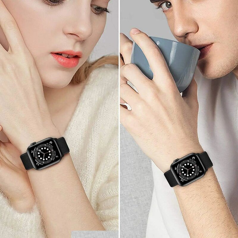 Armband für Apple Watch Ultra 2 Band 49mm 44mm 40mm 38 42mm Scrunchie elastisches Nylon armband iwatch Serie 3 6 se 7 8 9 45mm 41mm