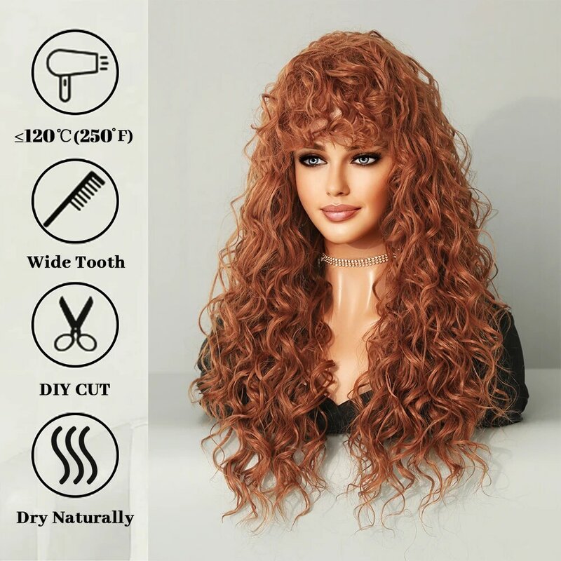 合成かつら,長い,自然な髪,毎日使用,黒人女性のための偽の髪