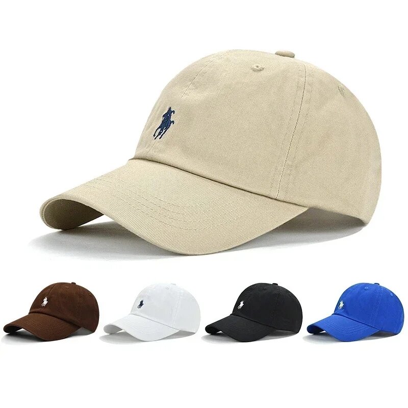 Unisex polo bordado hip-hop chapéus, casual golfe bonés de beisebol em férias protetor solar, ajustável, verão, ao ar livre, marca