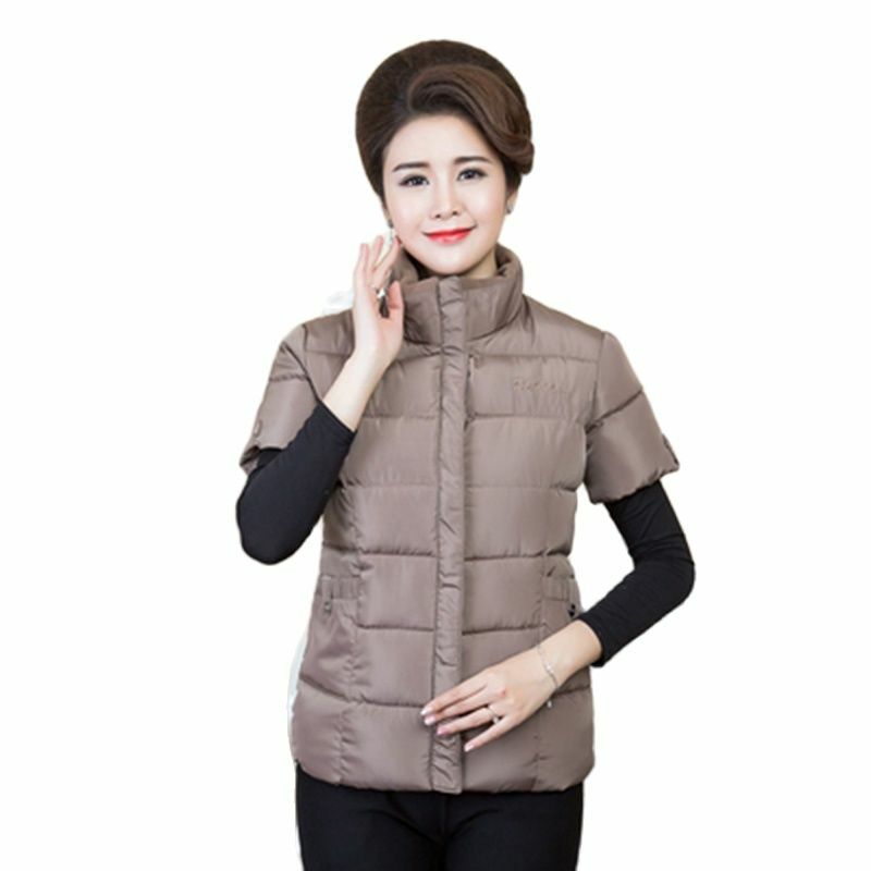 Женская зимняя куртка без рукавов, размеры до 5XL