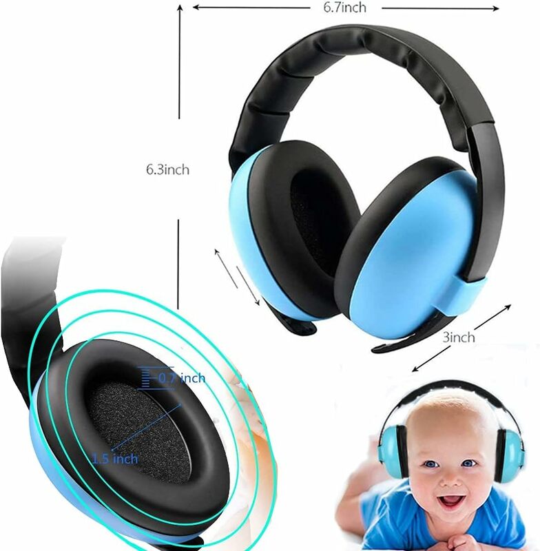 Headphone Anti bising bayi untuk anak, earplug tidur, Earmuff untuk pelindung telinga bayi