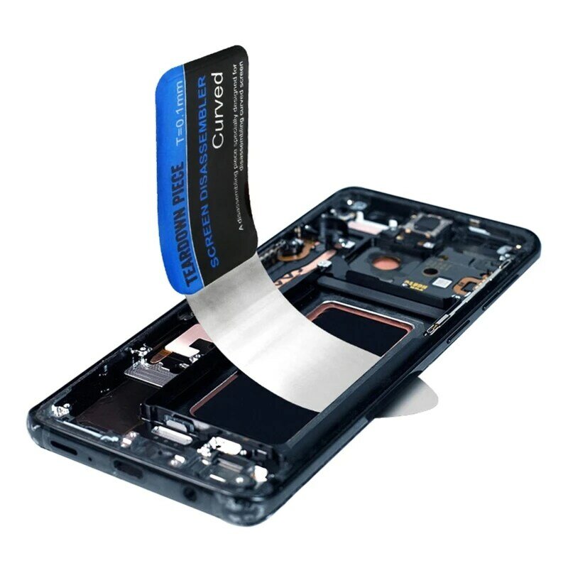 울트라 얇은 유연한 봄 철강 Pry Spudger 곡선 스크린 아이폰에 대 한 카드를 분해 곡선 된 화면 열기 복구 도구 D5QC