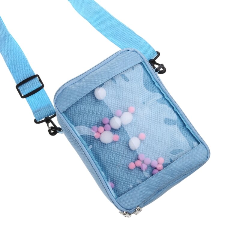 Women JK Shoulder Bag Small Crossbody Bag Transparent Ita Bag Girl Japanese Bag Lady Purse Satchels