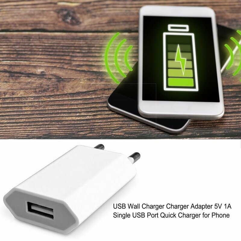 Chargeur de voyage mural USB C 500ma, câble adaptateur secteur, prise UE, compatible avec téléphone, tablette