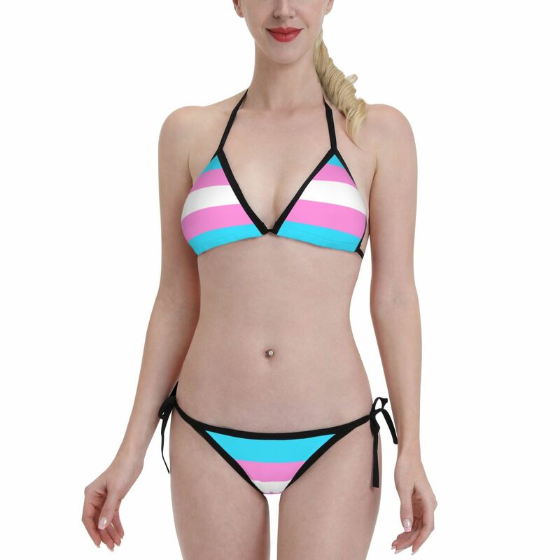 Bikini Sexy de verano para mujer, traje de baño LGBT sin espalda, traje de baño brasileño