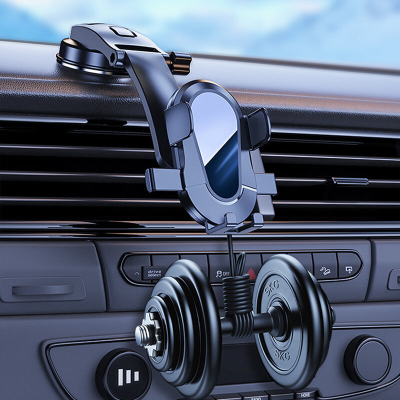 Car Phone Holder in Cellphone Accessories Portable Mobile For a Smartphone Cell Rotary And Holding The Retractable Device