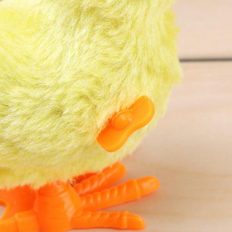 Chick Clockwork Toy Animal Doll Jumping Battery Interactive Toys Novelty Wind-Up Toy Boys Girls Toy Christmas Gift