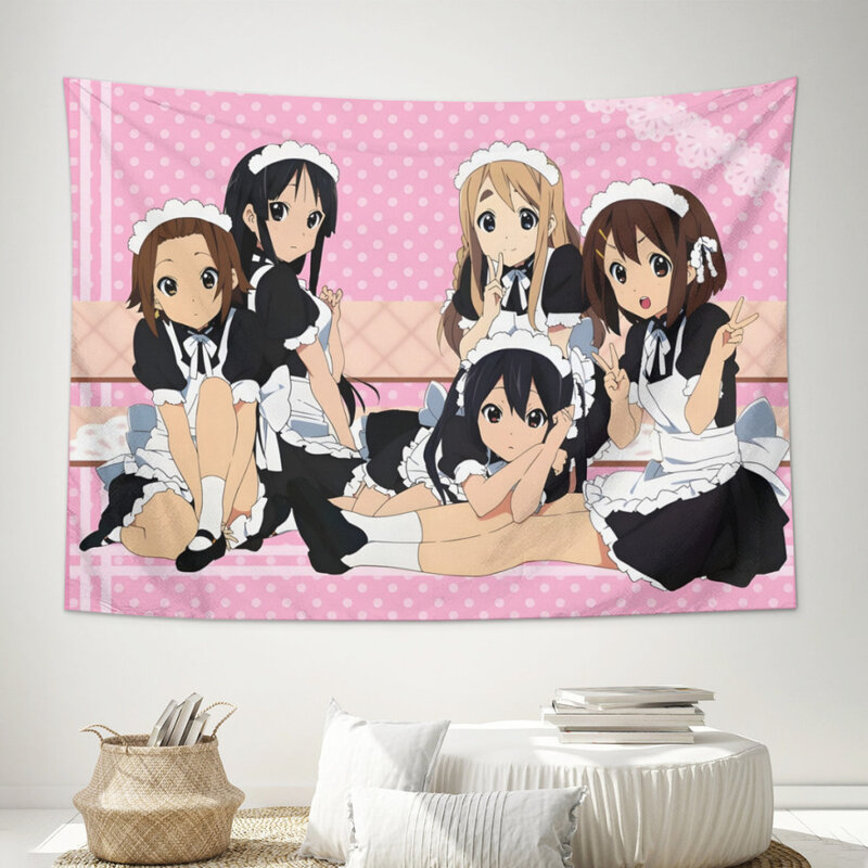 Home Decoration Tapestry  Japan Kawaii New K ON Tapestry  Wall Art Tapestries Room Decors