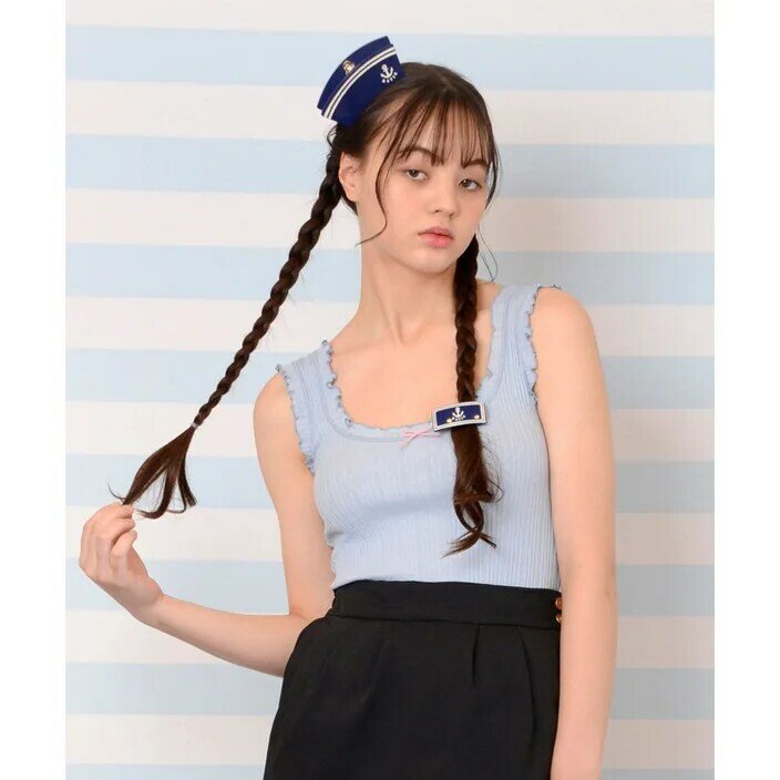 YHJ New Navy Hat Hair Claw Spice Girls Style Acetate Hair Claw Clips Alloy Catch Hair Accessories for Women Girls