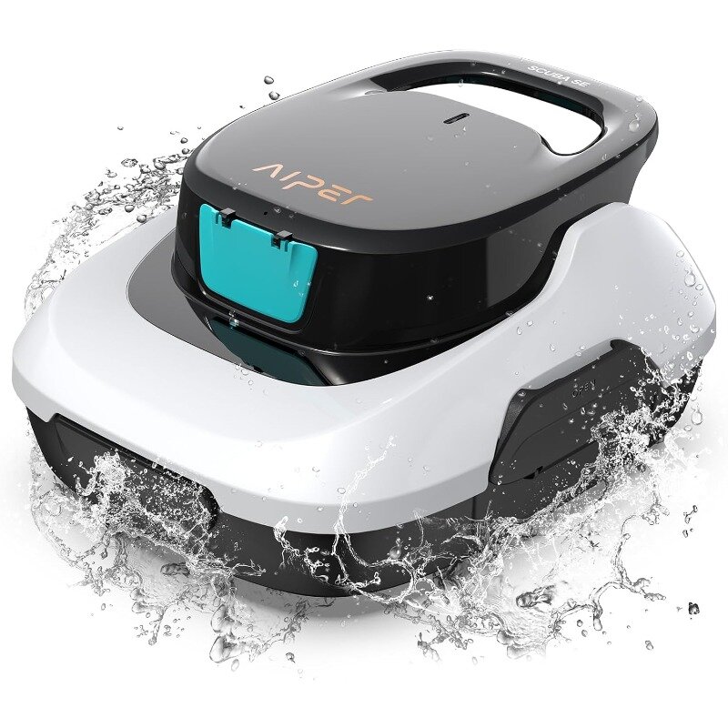 Робот-очиститель AIPER для бассейна, беспроводной робот-пылесос для бассейна, держится до 90 минут, идеально подходит для наземных бассейнов
