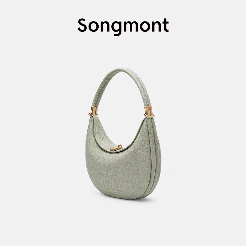 Songmont-Bolsa de Meia Lua para Viajantes, Bolsa de Ombro Original, Bolsa de axilas, Novo Design de Personalidade, Bolsa de Lazer