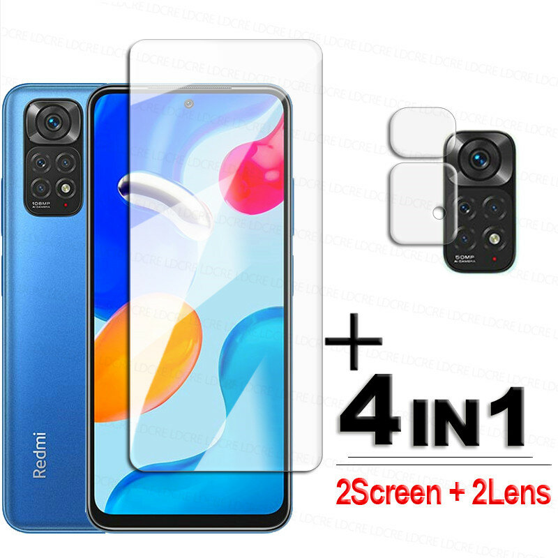 For Xiaomi Redmi Note 11S Glass Full Glue Screen Protector Redmi Note 11S Tempered Glass 9H Lens Film For Redmi Note 11S Global