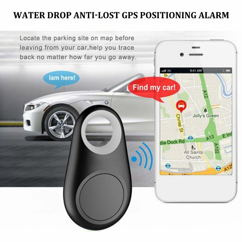 Pelacak GPS Mini Cerdas hewan peliharaan, pelacak Bluetooth Anti hilang tahan air untuk hewan peliharaan anjing kucing tas dompet peralatan pencari pelacak