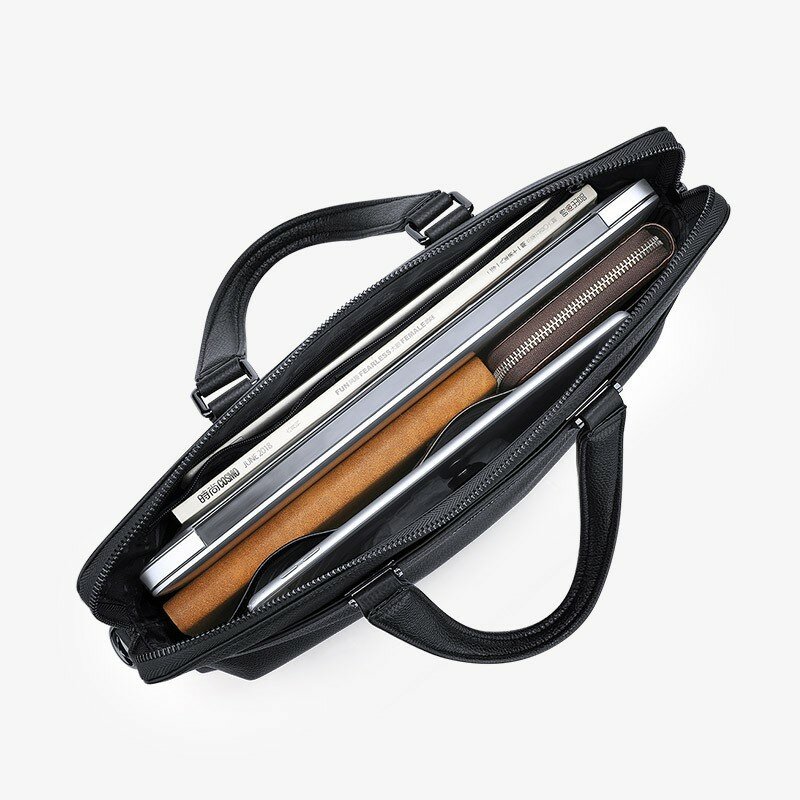 Деловой кожаный мужской портфель WILLIAMPOLO, сумка на ремне для мужа, мужской портфель для ноутбука 15 дюймов, вместительная сумка