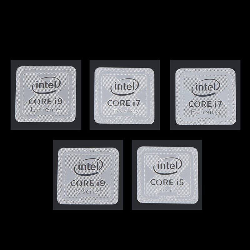 Intel Core i9 i7 i5 i3 CPU Metall aufkleber Laptop Logo Aufkleber Home School Office der 10. Generation
